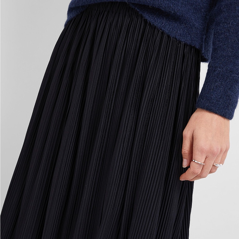 Samoe Samoe Mini Pleated Stretch Waist Skirt